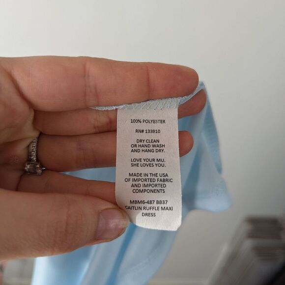 Show Me Your Mumu Caitlin Ruffle Maxi Dress Women's Size Small - Picture 8 of 8